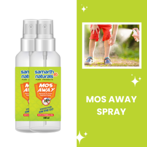 Mosaway Mosquito Repellent Spray – 100ml | 100% Herbal | Baby-Safe, Skin-Safe, Pet-Friendly | Eco-friendly, Non-Toxic